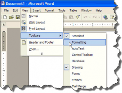 Microsoft Word Toolbars, ScreenTips and Toolbar Buttons