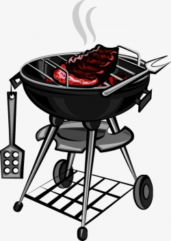 Meat On The Grill, Grill, Fork, Meat Clipart PNG Image and Clipart ...