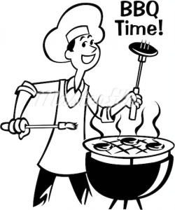 Bbq grill clipart black and white free – Gclipart.com