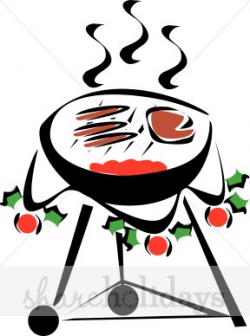 Christmas Barbecue Clipart | Christmas Boomer Clipart