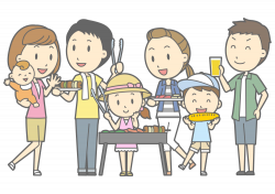 OnlineLabels Clip Art - Family Barbecue (#1)