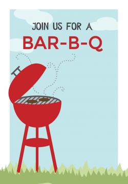 BBQ Cookout - Free Printable BBQ Party Invitation Template ...