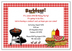 barbecue birthday party invitation - Incep.imagine-ex.co