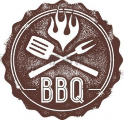 bbq grill: Vintage Barbecue BBQ Stamp Seal Illustration | bbq ...