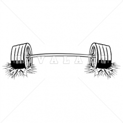 Weight Lifting Bar Clipart