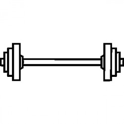 Free Weights Clipart Black And White, Download Free Clip Art ...
