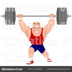 Bodybuilder Clipart #1446334 - Illustration by yayayoyo