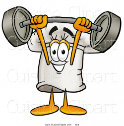 Cuisine Clipart of a Strong Chefs Hat Mascot Cartoon Character ...