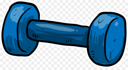Fitness Cartoon clipart - Barbell, Exercise, Illustration ...