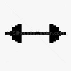 Weight Clipart Curved Barbell - Barbell Silhouette #183656 ...