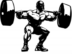 weight-lifting-squat-clipart-1.jpg (1000×753) | Angela t-shirts ...