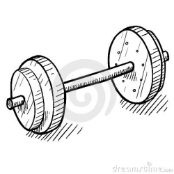 Doodle style barbell or | Clipart Panda - Free Clipart Images