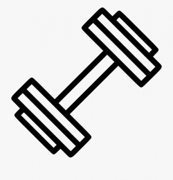 Dumbbell Barbell Sport Gym Svg Png Icon - Dumbbell Vector ...