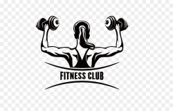 Fitness Centre Physical fitness Clip art - Woman barbell back of FIG ...
