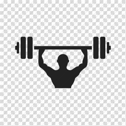 Silhouette illustration of weight lifter, Fitness centre ...