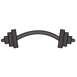 Image of Barbell Clipart #3981, Barbell Clip Art - Clipartoons