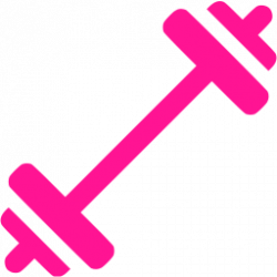 Deep pink barbell icon - Free deep pink barbell icons