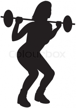 Barbell Silhouette at GetDrawings.com | Free for personal use ...