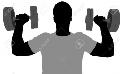 Dumbbell Silhouette at GetDrawings.com | Free for personal use ...