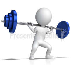 Stick Figure Doing Squats - Presentation Clipart - Great Clipart for ...