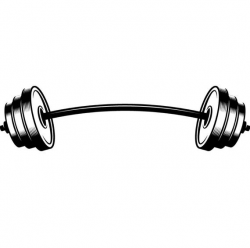 Weight lifting bar clipart 3 » Clipart Portal