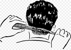 Comb Hair-cutting shears Barber Clip art - scissors png download ...
