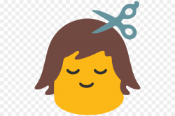 Emoji Hairstyle Barber Smiley Emoticon - beauty parlor images png ...