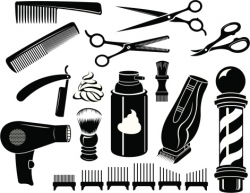 Barber Shop Clip Art. Free Vector Barbershop Emblem Barbershop Logo ...