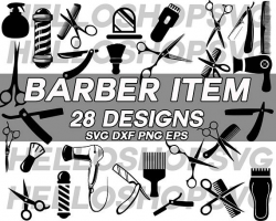 barber svg, barber item, salon svg, saloon svg, scissors svg, barber ...