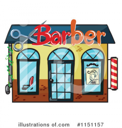 Barber Shop Clipart #1151157 - Illustration by Graphics RF