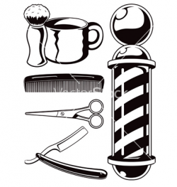 Barber Shop Logo Clipart