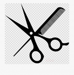 Hairdresser Scissors Barber - Hair Salon Clipart Png ...