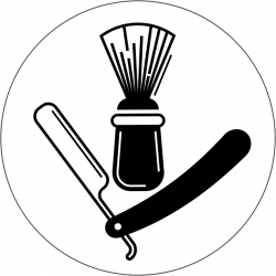 Barber Column Trophy With Logo | Schoppy's Since 1921