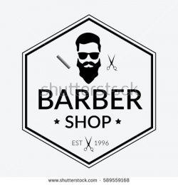 Logo clipart barber - Pencil and in color logo clipart barber