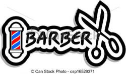Vectors Illustration of Barber icon - Creative design of barber ...
