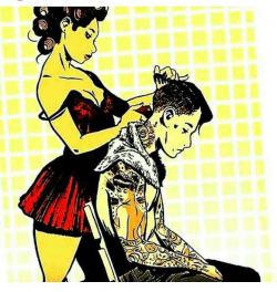 Cutting some hair...go lady barber. | Liz the Barber | Pinterest ...