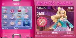 Princess Barbie – Nokia C3 / X2-01 theme – ThemeReflex