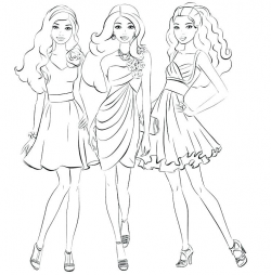 Barbie20clipart20black20and20white Barbie Clipart Black And White ...