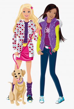 Barbie And Friend Image 4 Clipart - Barbie Clipart ...