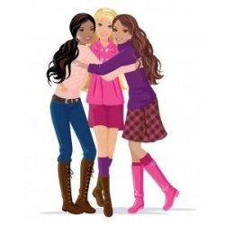 barbie silhouette clip art | Commercial Barbie & Friends Vector ...