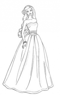 Princess Barbie Coloring pages to print, coloring pages to print ...