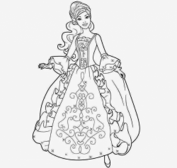 Barbie Doll Cartoon Sketch Doll Clipart Pencil Drawing - Pencil And ...