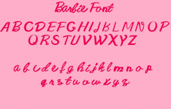 Barbie Font. | Fonts and Clipart | Pinterest | Fonts and Crafts