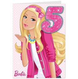 Greeting card : Barbie Clipart Happy Birthday 11 Happy Birthday Card ...