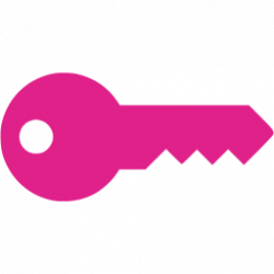 Barbie pink key icon - Free barbie pink key icons