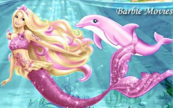 Barbie as a mermaid. I love Barbie movies....can't help it ...