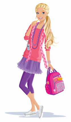 Download Transparent Png - Barbie School Clip Art Free PNG ...