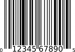 Upc-a Bar Code clip art Free vector in Open office drawing svg ...