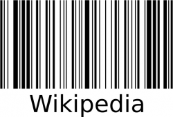 Wikipedia Barcode clip art Free vector in Open office drawing svg ...