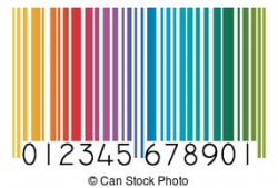 Barcode clipart - Pencil and in color barcode clipart